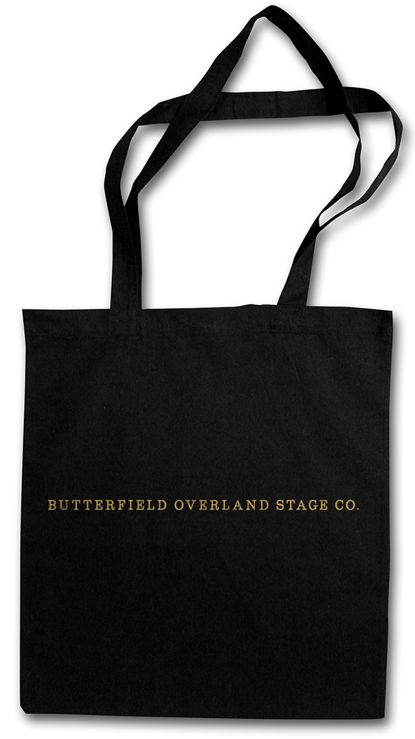 BUTTERFIELD OVERLAND STAGE CO. SHOPPER SHOPPING BAG Hateful Eight Stagecoach