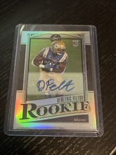 2021 Panini Legacy Football Demetric Felton UCLA Silver Chrome Auto RC #195
