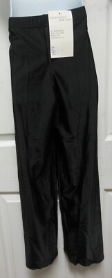 Bal Togs Spandex Jazz Pants Black girls (or boys) 1826 wide leg Dance  $27retail