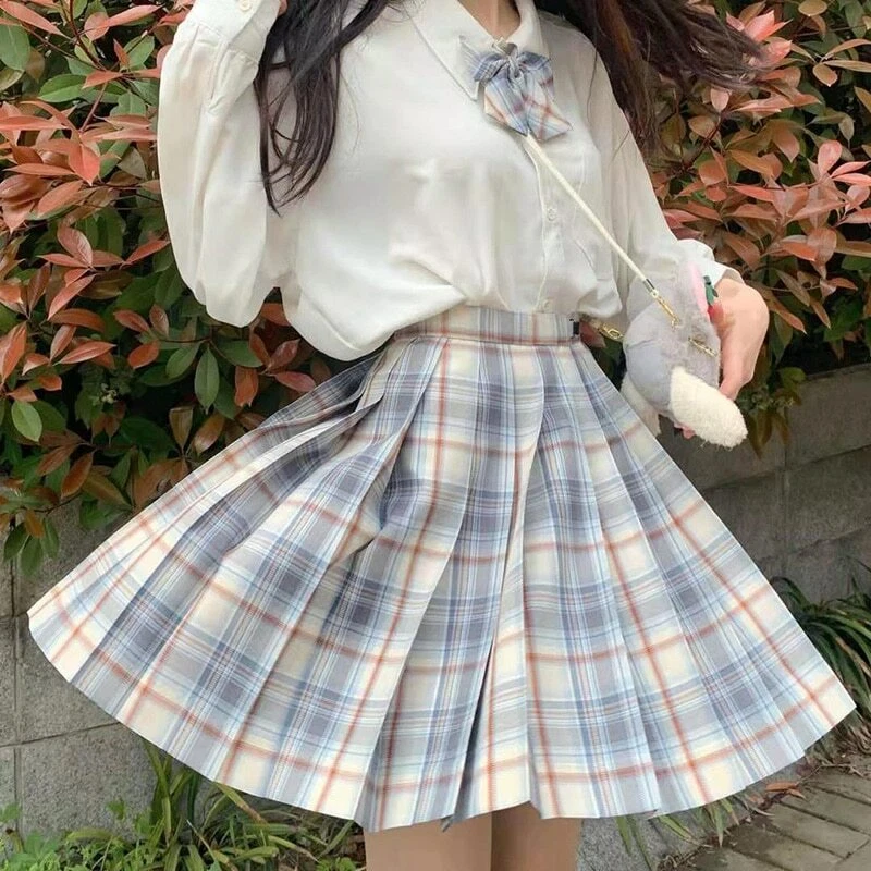 White skirts for school cheap