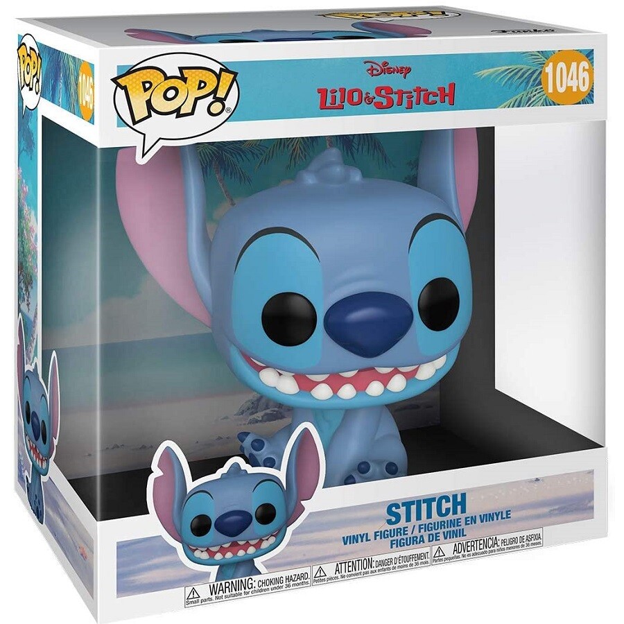 Funko Pop Disney Lilo &Amp; Stitch - Stitch (1046) Seated Vinyl Figure Oversize 25Cm