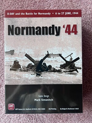 Normandy '44 3 Inch Deep Box and Mounted Maps upgrade Set by GMT 2024