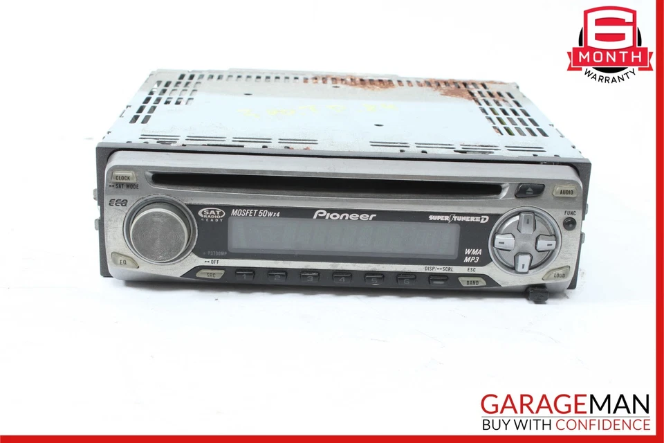 79-85 Mercedes W123 300TD Pioneer WMA/MP3 CD Player DEH-P3700MP OEM - Image 2 of 4
