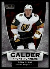 2019-20 O-Pee-Chee Platinum Calder Front-Runners Cody Glass Vegas Golden Knights