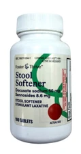 F&T Stool Softener + Laxative ( Senna Plus ) 100 Tablets --