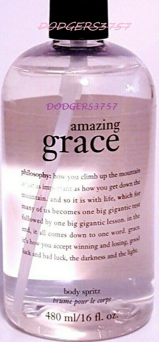 PHILOSOPHY AMAZING GRACE  BODY SPRITZ 16 OZ   BRAND NEW- AMAZING! SEALED