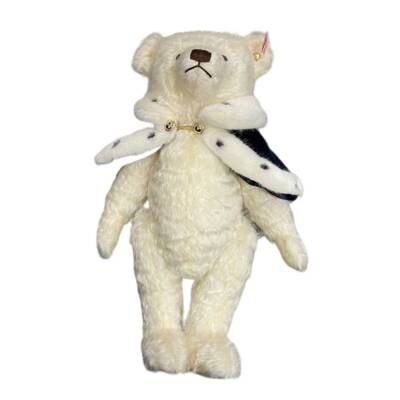 Steiff Exhibition Bear ホワイト値下げ中 Plush Toy Steiff Queen Elizabeth II Musical Bear UK Limited