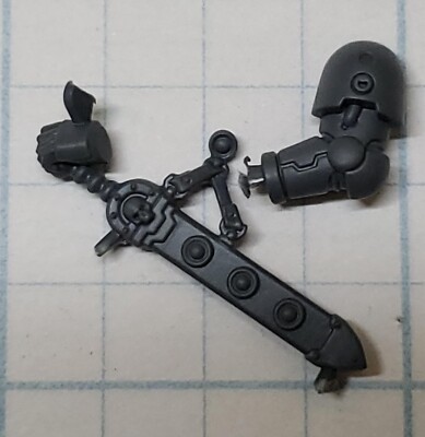 Space Marine Bits Mark VI Command Squad Sheathed Sword w Arm #17 30k 