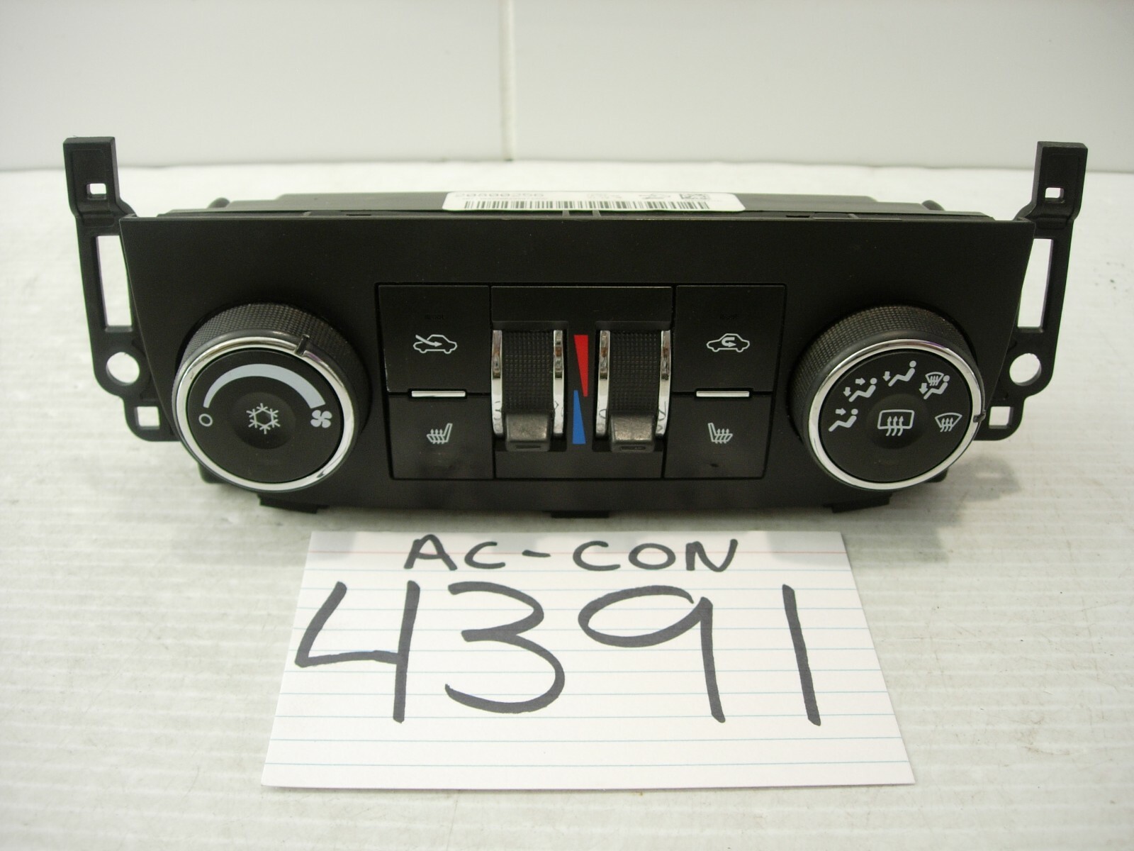 06 07 08 09 10 11 Chevy Monte Carlo AC and Heater Control Used Stock #4391-AC 