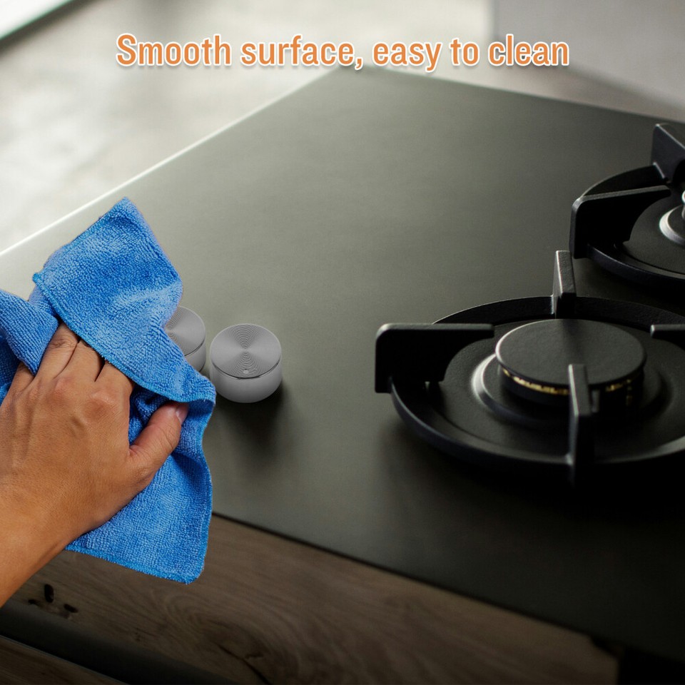 4PCS Gas Stove Knobs Gas Range Knob Switch Buttons Replacement Alloy