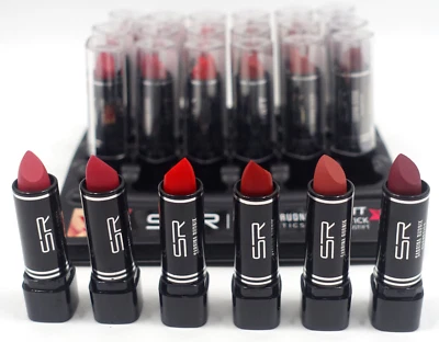 LIPSTICK 6 Stück Lippenstift ROT Sabrina Rudnik Make Up Schminke (€0,52/1g) Set Matt NEU