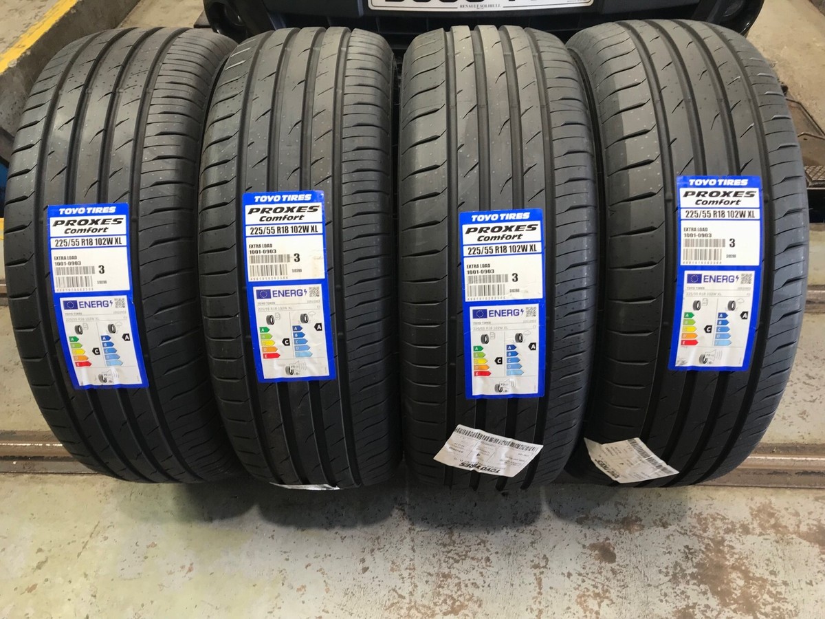 X4 225 55 18 TOYO PROXES COMFORT AMAZING CA RATED TYRES 225/55R18