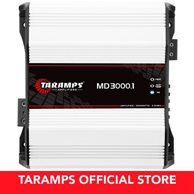 Taramps MD 3000.1 Amplifier 4 Ohms 3000 Watts RMS 1 Channel Full