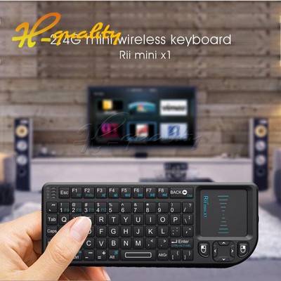 RII Mini X1 2,4 GHz Wireless Tastatur mit Maus Touchpad Fernbedienung