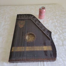 Antique 1900s Zither Guitar instrument Made by Oscar Schmidt Jersey City NJ