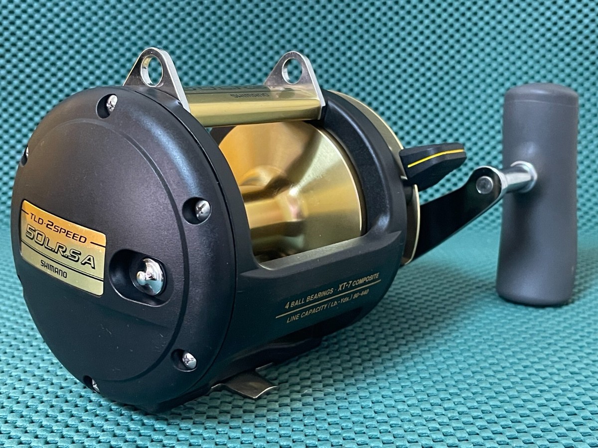 Shimano TLD50IILRSA TLD 2-Speed Conventional Reel for sale
