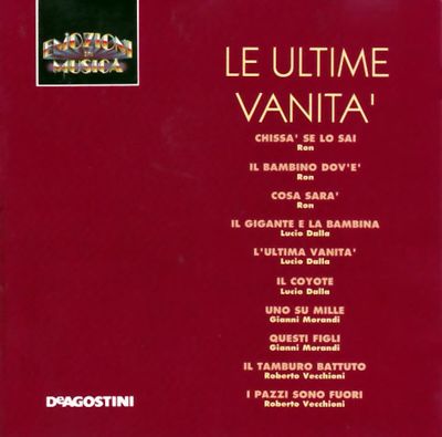 cd LE LETZTE VANITA' - Emotionen in der Musik - De Agostini - Zusammenstellung von Songs
