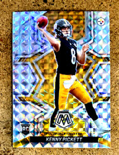 2022 Panini Mosaic Football Silver Mosiac Prizm Kenny Pickett RC #301 Eagles