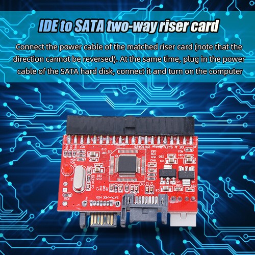 Scheda adattatore HDD da SATA a IDE JM20330 Convertitore da disco rigido da IDE - Photo 7/8