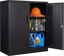 Metal Storage Cabinet with Doors and Shelves 36 Garage Storage Cabinet with Lock