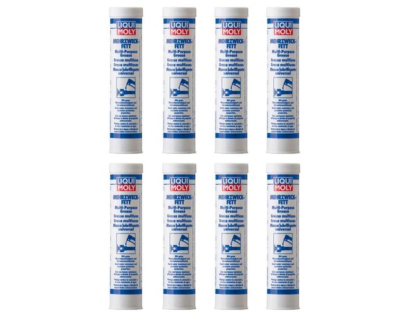 8X Original Liqui Moly 400G Mehrzweckfett Lithiumseifenfett Langzeitschmierung-image