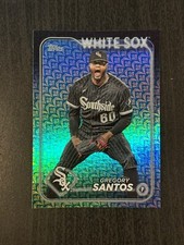 2024 Topps Series 1 Gregory Santos Holiday Parallel Chicago White Sox SP MLB