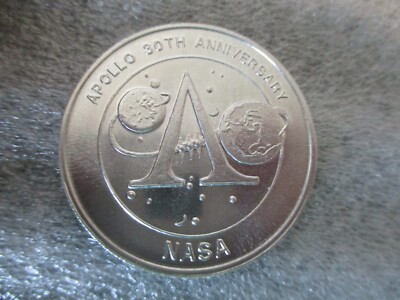 NASA APOLLO/SKYLAB/SOYUZ/MSFC COINS - FLOWN(3)+40th ANNIVERSARY(1