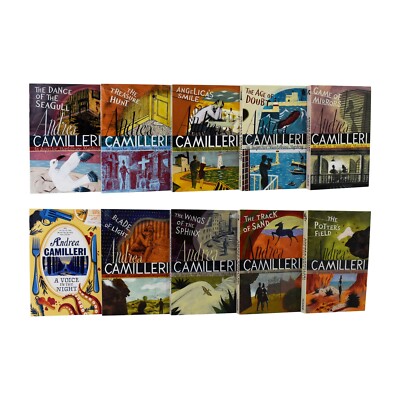 Inspector Montalbano by Andrea Camilleri Books 11-20 Set - Fiction