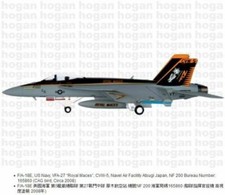 Hogan Wings 6078, F/A-18E, US Navy, VFA-27, "Royal Maces", CVW-5, Naval, 1:200