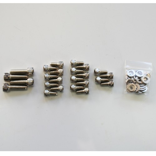 Oil Pan Bolt Kit Holden 6 161-179-186-192-202 Chrome Socket Head with Washers - Picture 2 of 2