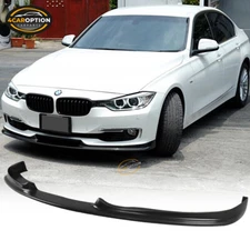 Fits 12-15 BMW F30 3-Series H-Style Front Bumper Lip Spoiler Splitter PU