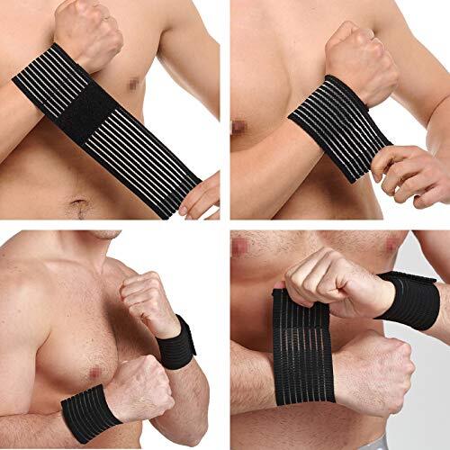 2 Pack Adjustable Carpal Tunnel Braces Lightweight Wrist Wraps Sweat Absorbent - Picture 6 of 7