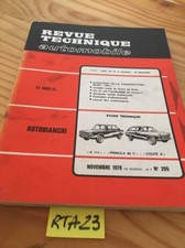 Revue technique Autobianchi A111