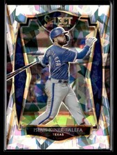 Isiah Kiner-Falefa #'d 01/25 - 2021 Panini Select Cracked Ice Prizm FIRST PRINT