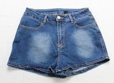 Shein SXY Women's High Waist Skinny Denim Shorts JL3 Blue Size US:30