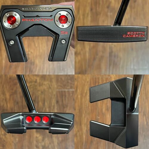 Scotty Cameron 2025 Phantom 5S Putter - Brand New - Xtreme Dark Finish - Red