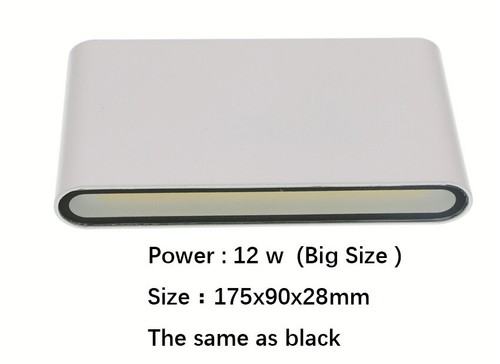 6W 12W LED Wall Light Indoor Outdoor IP65 Up Down Sconce Lamp Warm / Cool White - Picture 12 of 12