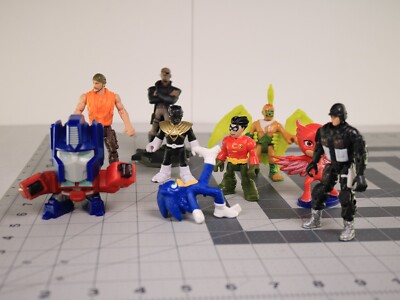 9 Figures Toys Transformers, Nick Fury, Chap Mei, Sonic, Fisher Price, PJ Mask.!