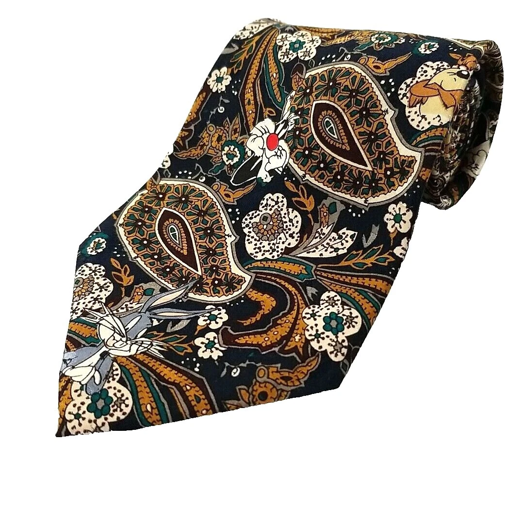 Lazos de cachemira multicolor Looney Tunes para hombres