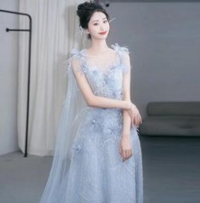 Women's evening dress Gallus Compere Birthday Party Sleeveless Long skirt Chic