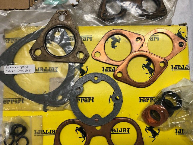 Ferrari 246 365 308 275 330 Gaskets lot OEM NOS rare parts