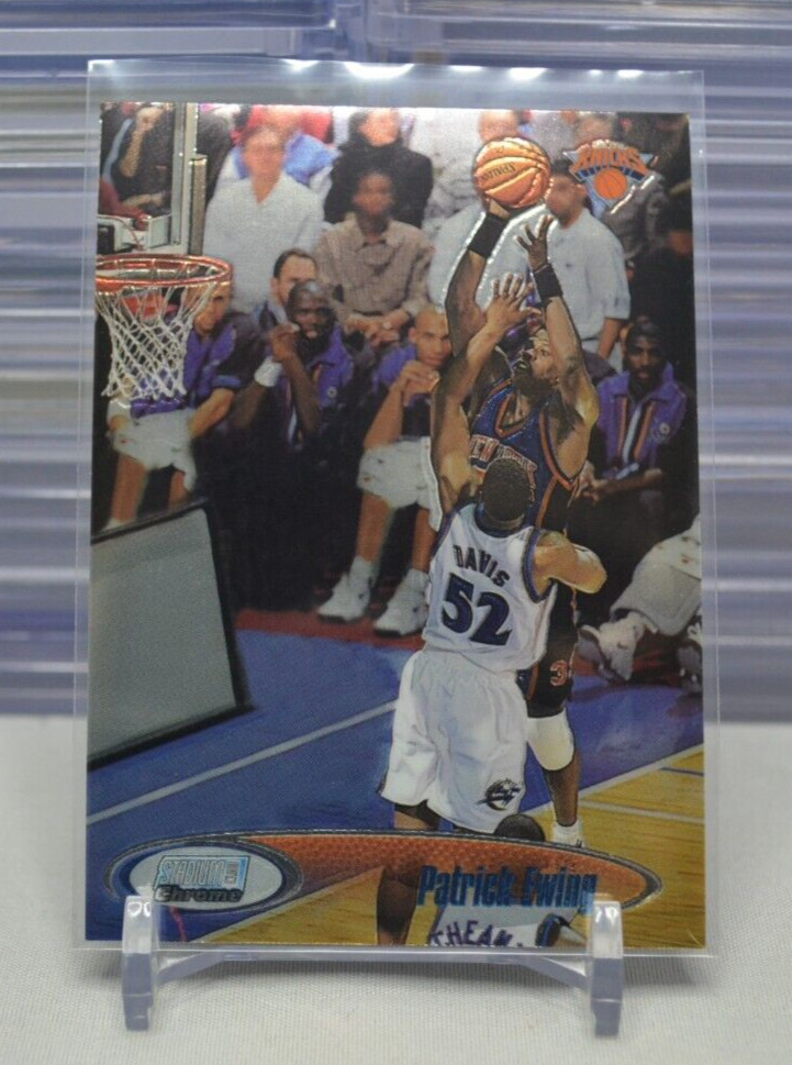 Patrick Ewing 1998-99 Topps Stadium Club Chrome #SCC3 New York Knicks HOF 5-C