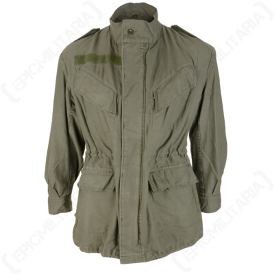 Original Belgian Army M88 Field Jacket Olive Drab Coat Army