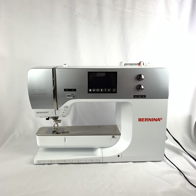 Bernina Quilter's Edition 750 QE Sewing Machine, BSR.  Embroidery arm with hoops