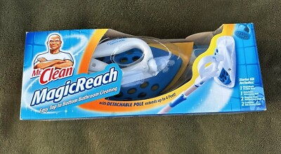Mr Clean Magic Reach All in One Cleaning Tool Starter Kit Detachable Pole New