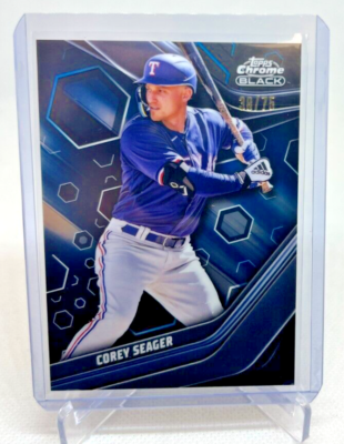 COREY SEAGER Topps Chrome auto blue