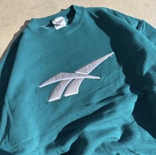90s NOS NWT Reebok USA Made Sweatshirt Size L RARE