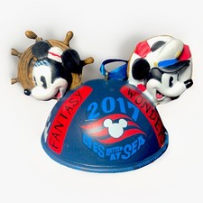 2017 Disney Cruise Line Mickey  Minnie Ear Hat Ornament
