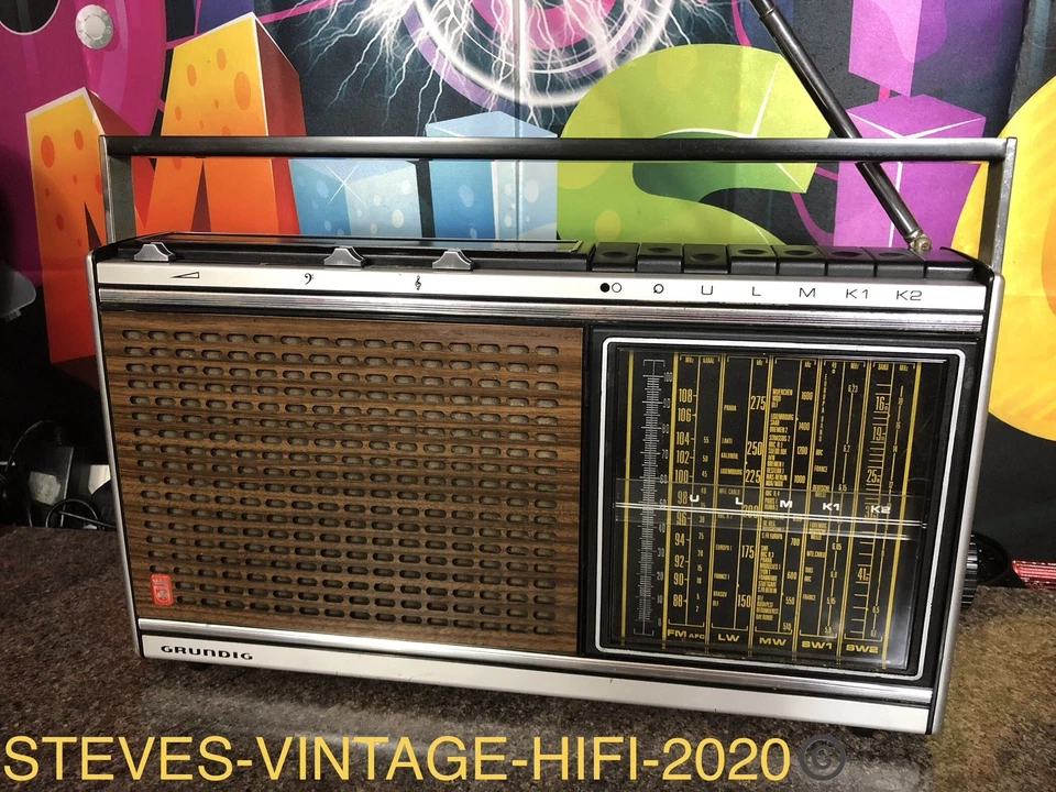 Grundig Concert Boy 1100 Transistor Radio FM MW LW SW1 SW2 SERVICED RARE L@@K.!! - Image 2 of 4