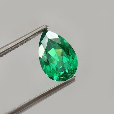 16Ct Natural Dark Green Emerald Gemstone Rare Pear cut Loose Emerald Jewelry